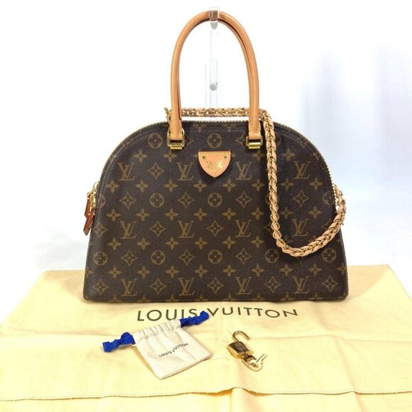 LOUIS VUITTON M44961 Monogram LV Moon Alma 2WAY Shoulder Bag Hand Bag Brown